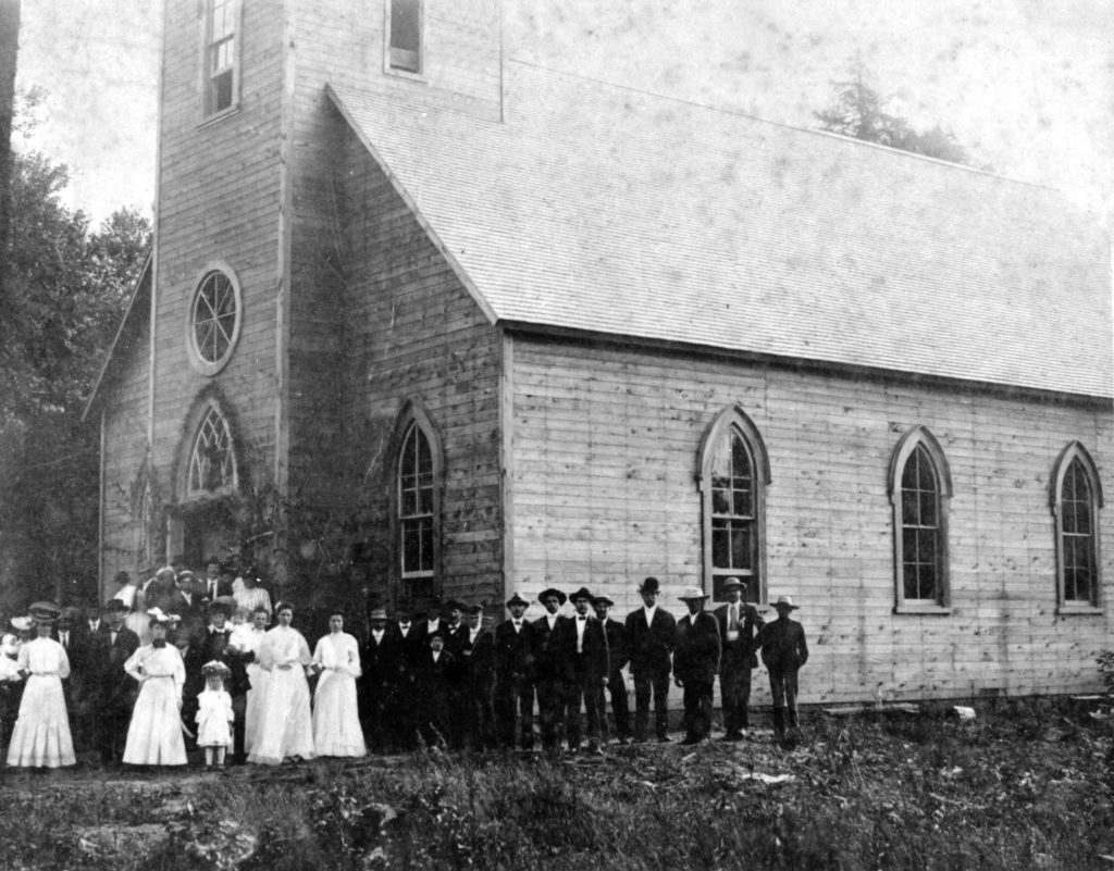 Opening of the Latvian Church in Lincoln, 1906.Linkolnas latviešu baznīcas atklāšana, 1906. gads