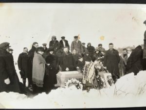 Anna Pike (nee Jeskevičs) funeral, 1927Annas Piķes (dz. Jeskeviča) bēres, 1927. gads